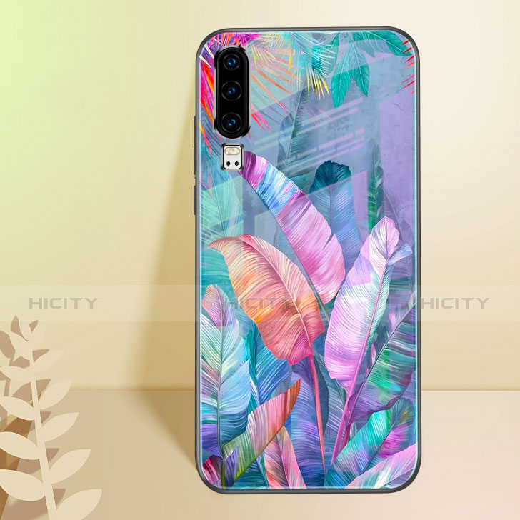 Funda Bumper Silicona Gel Espejo Patron de Moda Carcasa S03 para Huawei P30