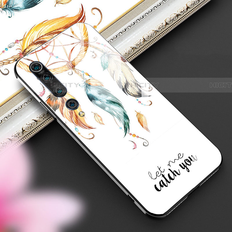 Funda Bumper Silicona Gel Espejo Patron de Moda Carcasa S03 para Xiaomi Mi 10 Pro