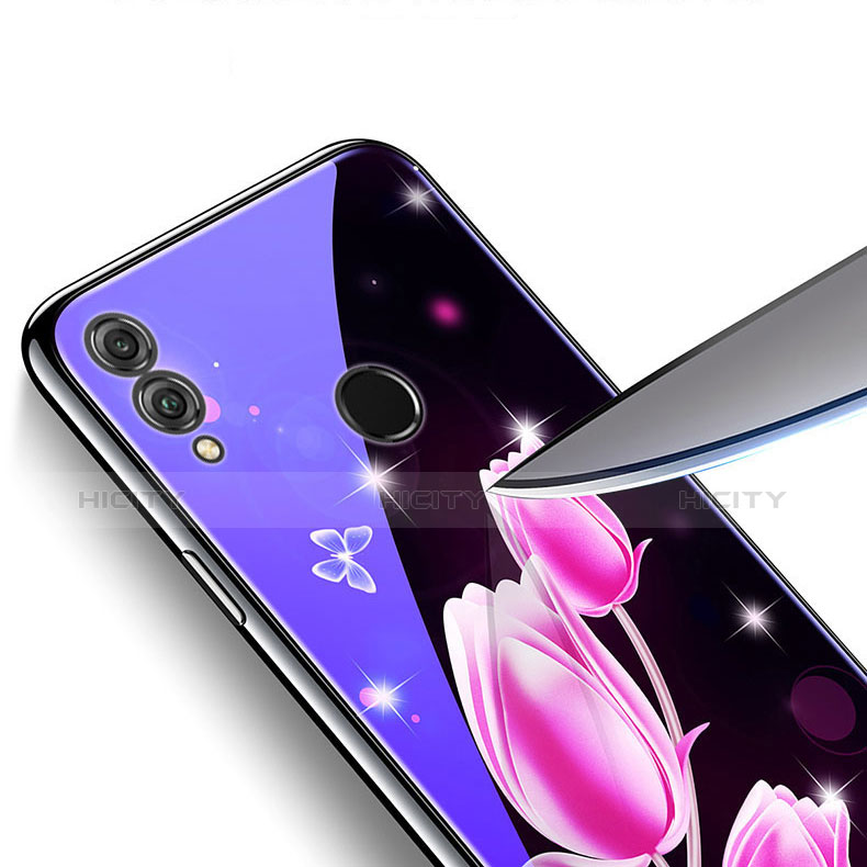 Funda Bumper Silicona Gel Espejo Patron de Moda Carcasa S04 para Huawei Honor 10 Lite