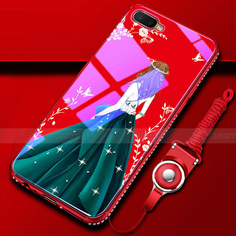 Funda Bumper Silicona Gel Espejo Vestido de Novia Carcasa M01 para Oppo K1