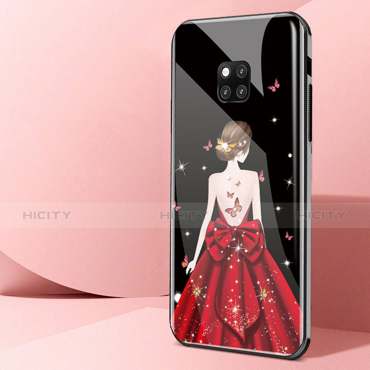 Funda Bumper Silicona Gel Espejo Vestido de Novia Carcasa para Huawei Mate 20 Pro