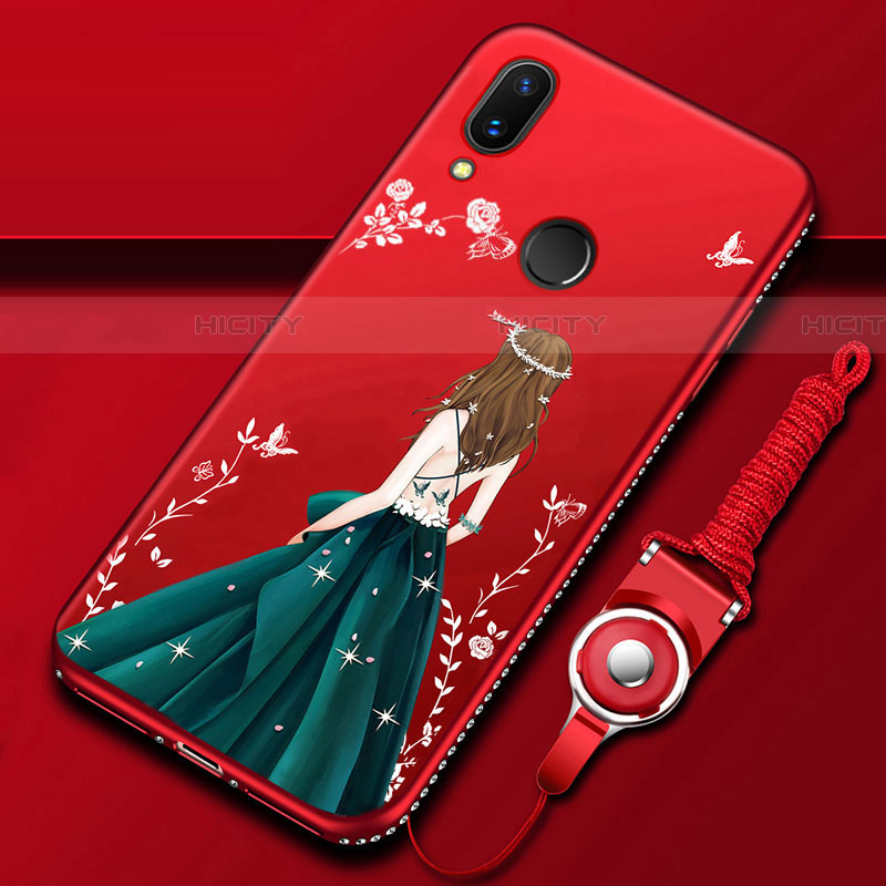 Funda Bumper Silicona Gel Espejo Vestido de Novia Carcasa para Huawei P Smart Z Multicolor