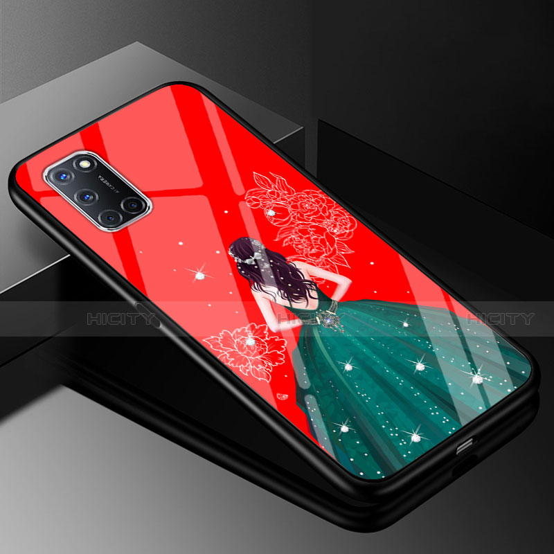 Funda Bumper Silicona Gel Espejo Vestido de Novia Carcasa para Oppo A72 Multicolor