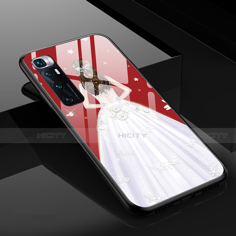 Funda Bumper Silicona Gel Espejo Vestido de Novia Carcasa para Xiaomi Mi 10 Ultra