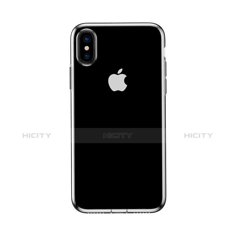 Funda Bumper Silicona Transparente Espejo 360 Grados para Apple iPhone Xs Claro