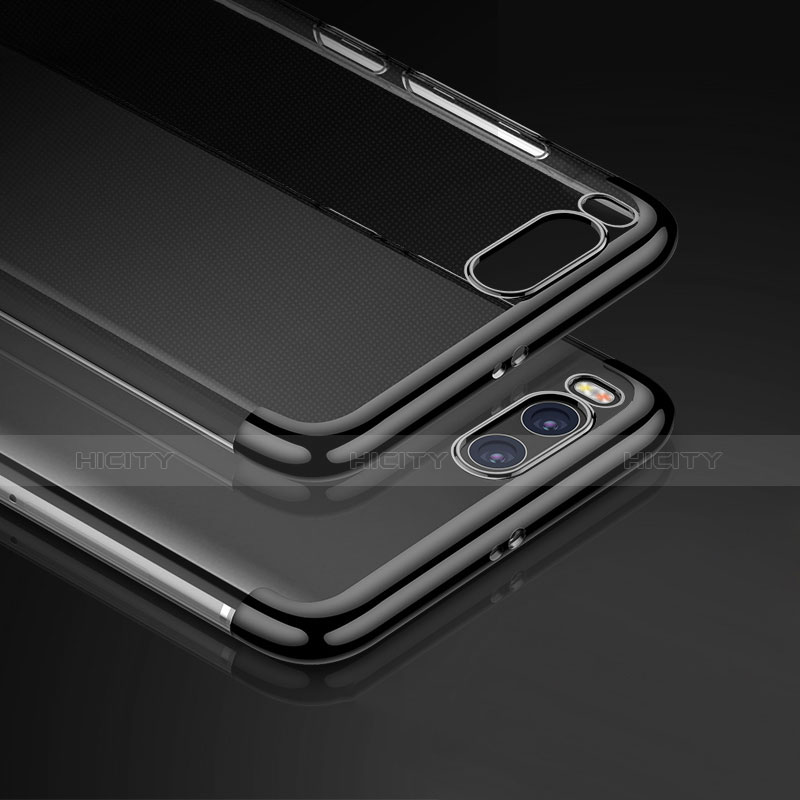 Funda Bumper Silicona Transparente Mate para Xiaomi Mi 6 Negro
