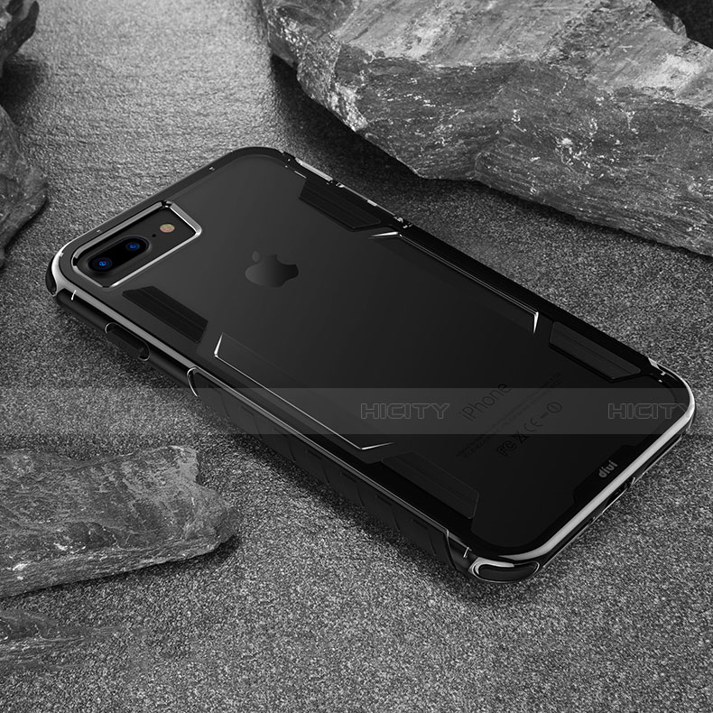 Funda Bumper Silicona Transparente para Apple iPhone SE (2020) Negro