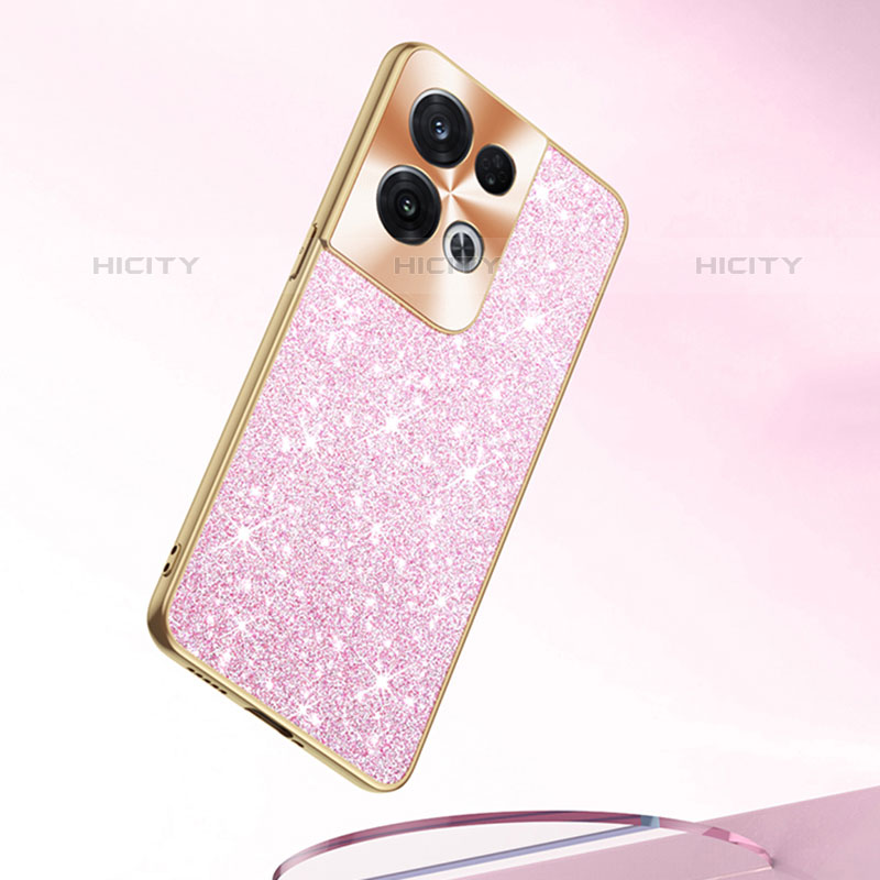 Funda Bumper Silicona y Plastico Carcasa Frontal y Trasera 360 Grados Bling-Bling GS1 para Oppo Reno8 Pro+ Plus 5G