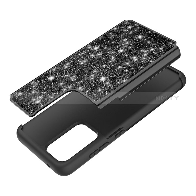 Funda Bumper Silicona y Plastico Carcasa Frontal y Trasera 360 Grados Bling-Bling JX1 para Samsung Galaxy A52s 5G