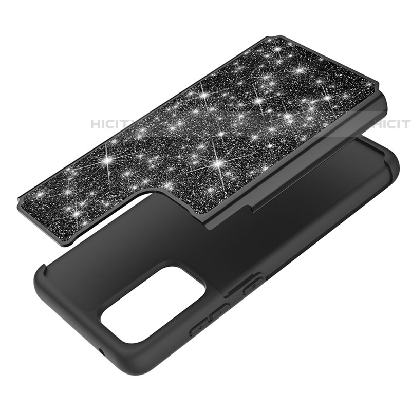 Funda Bumper Silicona y Plastico Carcasa Frontal y Trasera 360 Grados Bling-Bling JX1 para Samsung Galaxy A72 4G