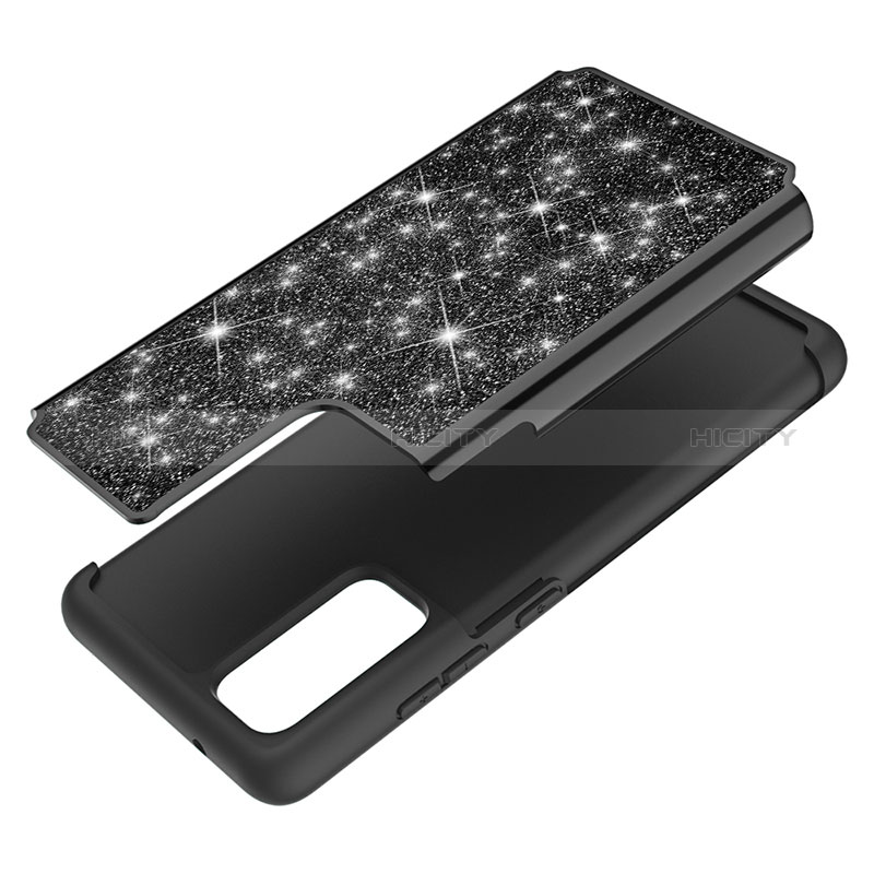 Funda Bumper Silicona y Plastico Carcasa Frontal y Trasera 360 Grados Bling-Bling JX1 para Samsung Galaxy S20 FE 5G