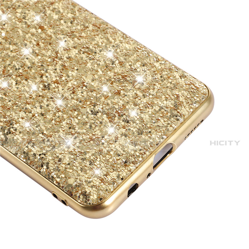 Funda Bumper Silicona y Plastico Carcasa Frontal y Trasera 360 Grados Bling-Bling para Samsung Galaxy A21