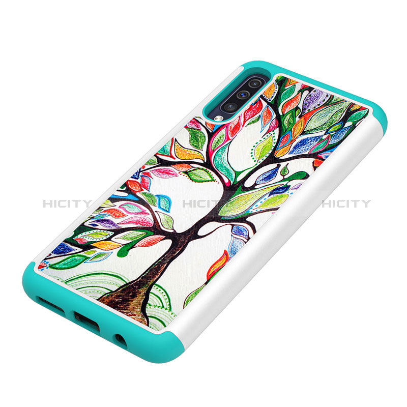 Funda Bumper Silicona y Plastico Carcasa Frontal y Trasera 360 Grados JX1 para Samsung Galaxy A30S