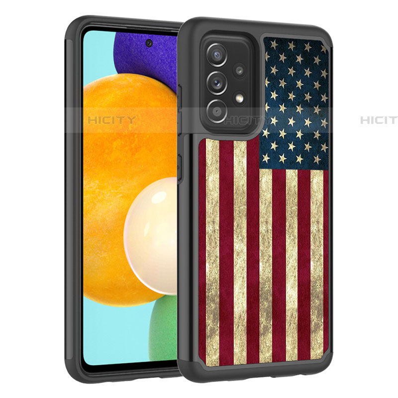 Funda Bumper Silicona y Plastico Carcasa Frontal y Trasera 360 Grados JX1 para Samsung Galaxy A52 5G