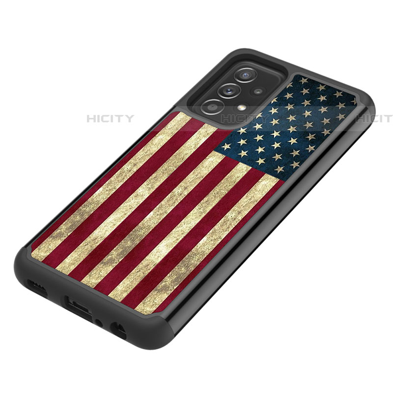 Funda Bumper Silicona y Plastico Carcasa Frontal y Trasera 360 Grados JX1 para Samsung Galaxy A52 5G