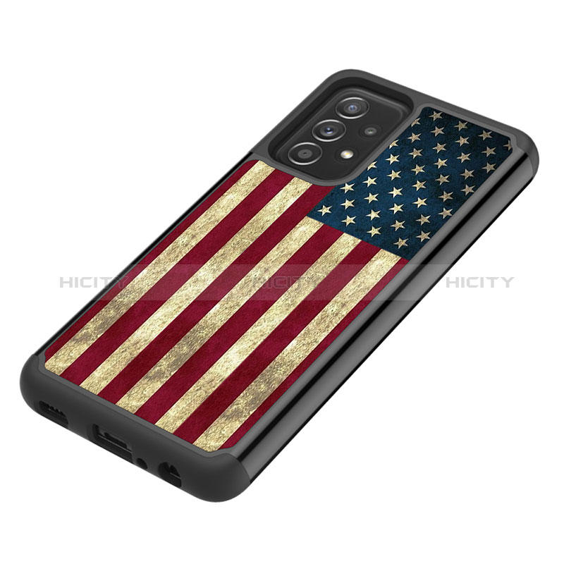 Funda Bumper Silicona y Plastico Carcasa Frontal y Trasera 360 Grados JX1 para Samsung Galaxy A52s 5G