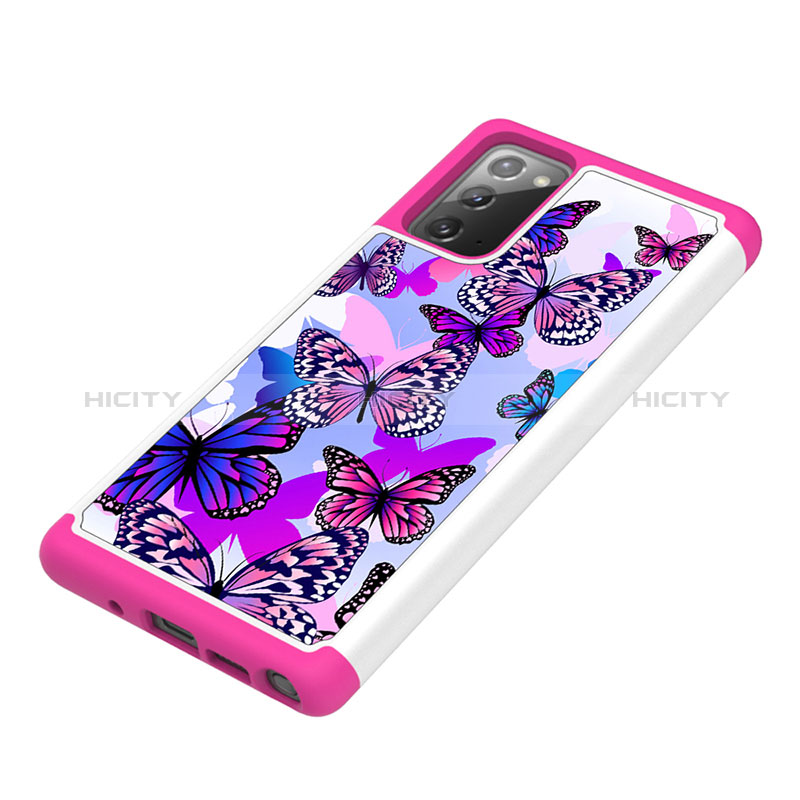 Funda Bumper Silicona y Plastico Carcasa Frontal y Trasera 360 Grados JX1 para Samsung Galaxy Note 20 5G