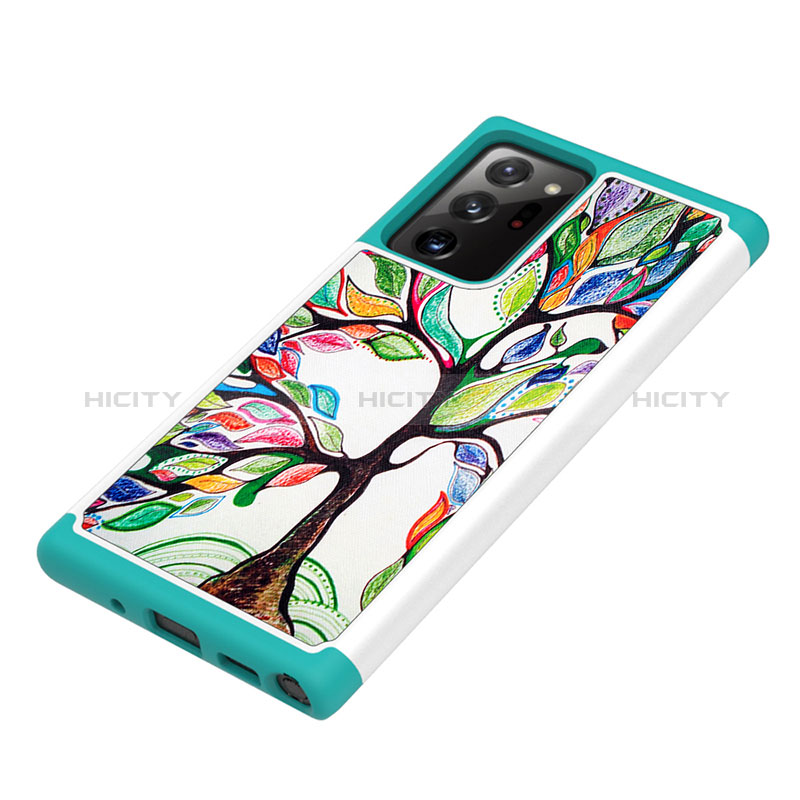 Funda Bumper Silicona y Plastico Carcasa Frontal y Trasera 360 Grados JX1 para Samsung Galaxy Note 20 Ultra 5G