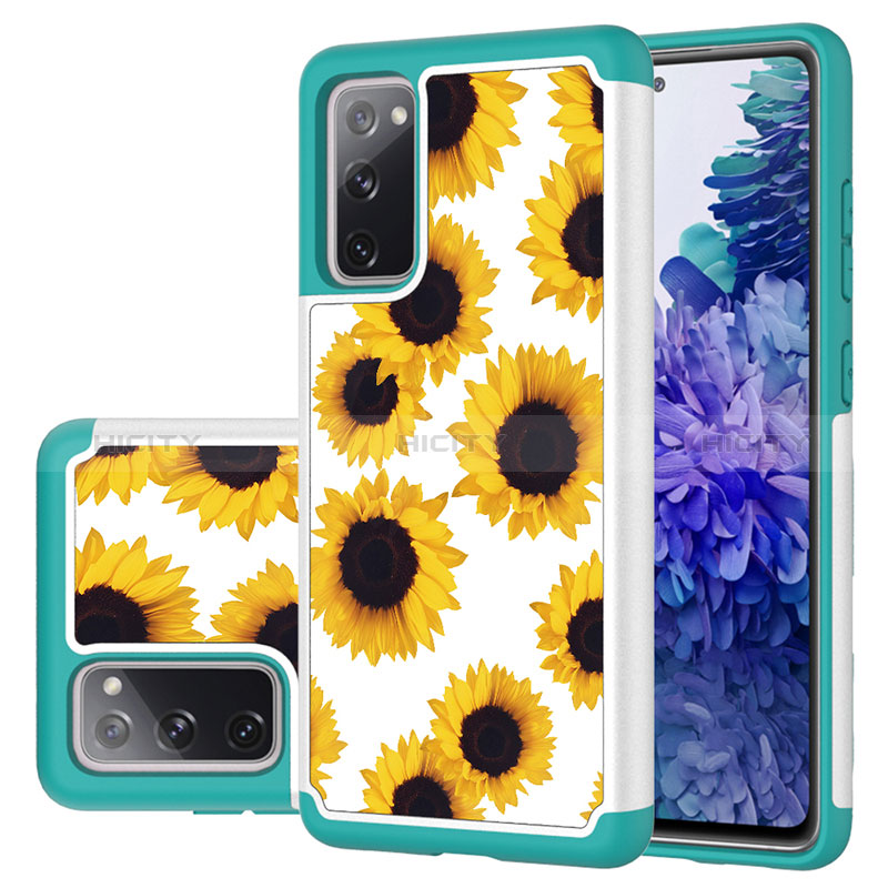 Funda Bumper Silicona y Plastico Carcasa Frontal y Trasera 360 Grados JX1 para Samsung Galaxy S20 FE (2022) 5G