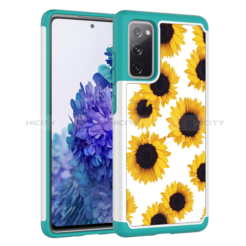 Funda Bumper Silicona y Plastico Carcasa Frontal y Trasera 360 Grados JX1 para Samsung Galaxy S20 FE 4G