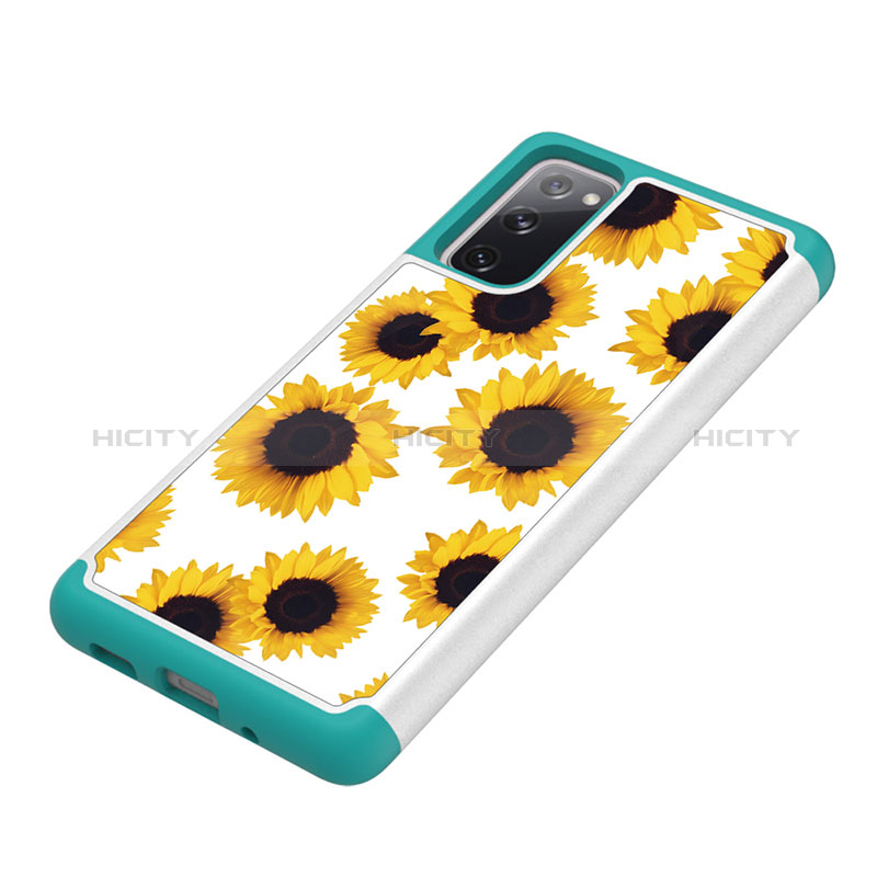 Funda Bumper Silicona y Plastico Carcasa Frontal y Trasera 360 Grados JX1 para Samsung Galaxy S20 FE 4G