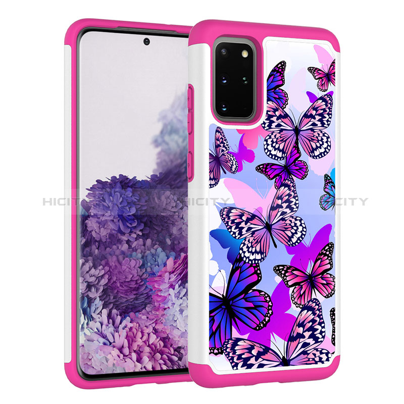 Funda Bumper Silicona y Plastico Carcasa Frontal y Trasera 360 Grados JX1 para Samsung Galaxy S20 Plus 5G