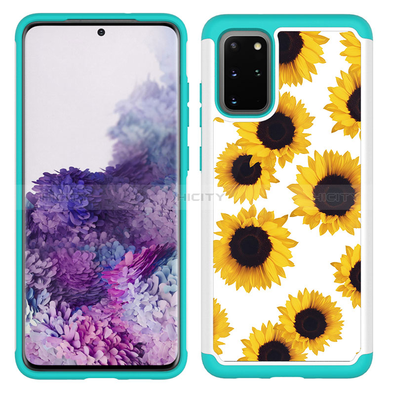 Funda Bumper Silicona y Plastico Carcasa Frontal y Trasera 360 Grados JX1 para Samsung Galaxy S20 Plus 5G