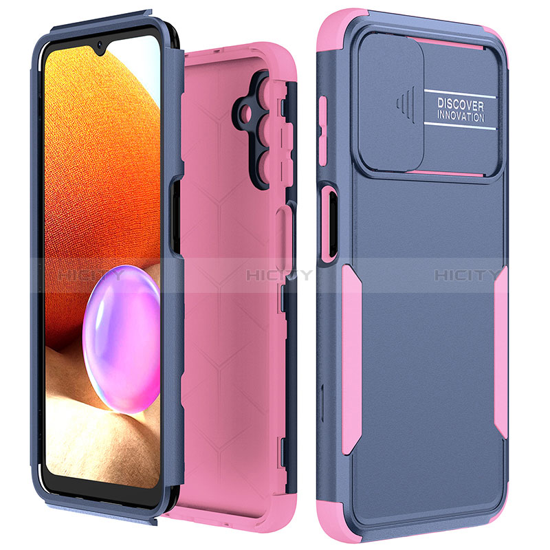 Funda Bumper Silicona y Plastico Carcasa Frontal y Trasera 360 Grados MQ1 para Samsung Galaxy A04s