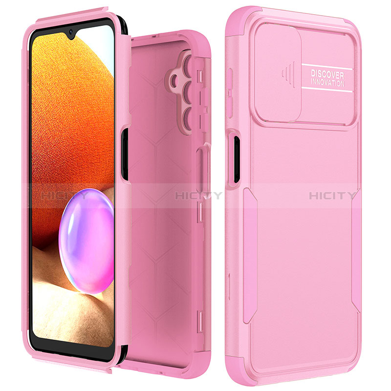 Funda Bumper Silicona y Plastico Carcasa Frontal y Trasera 360 Grados MQ1 para Samsung Galaxy A04s