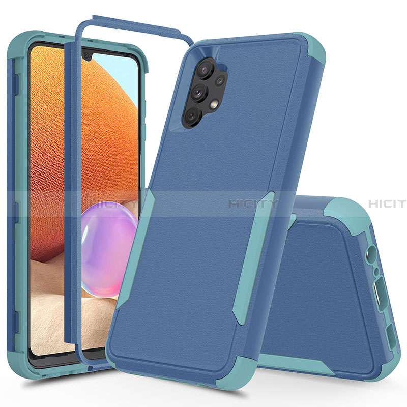 Funda Bumper Silicona y Plastico Carcasa Frontal y Trasera 360 Grados MQ1 para Samsung Galaxy A32 4G