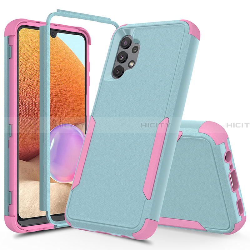 Funda Bumper Silicona y Plastico Carcasa Frontal y Trasera 360 Grados MQ1 para Samsung Galaxy A32 5G