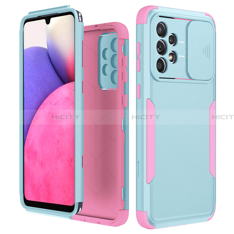 Funda Bumper Silicona y Plastico Carcasa Frontal y Trasera 360 Grados MQ1 para Samsung Galaxy A33 5G