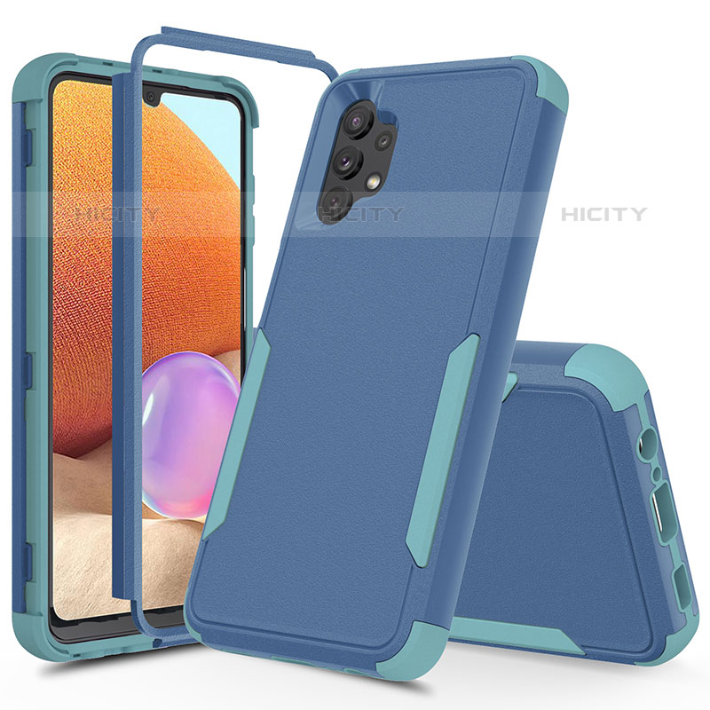 Funda Bumper Silicona y Plastico Carcasa Frontal y Trasera 360 Grados MQ1 para Samsung Galaxy M32 5G