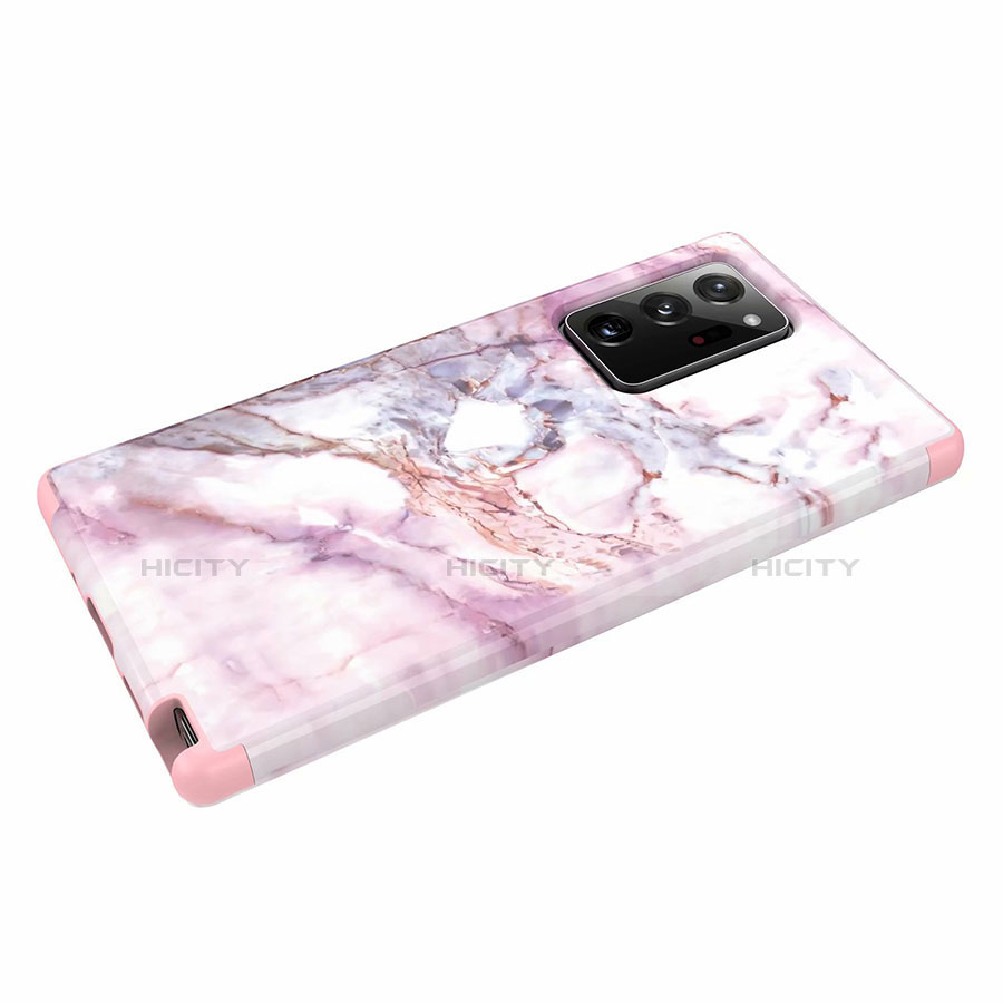 Funda Bumper Silicona y Plastico Carcasa Frontal y Trasera 360 Grados N02 para Samsung Galaxy Note 20 Ultra 5G