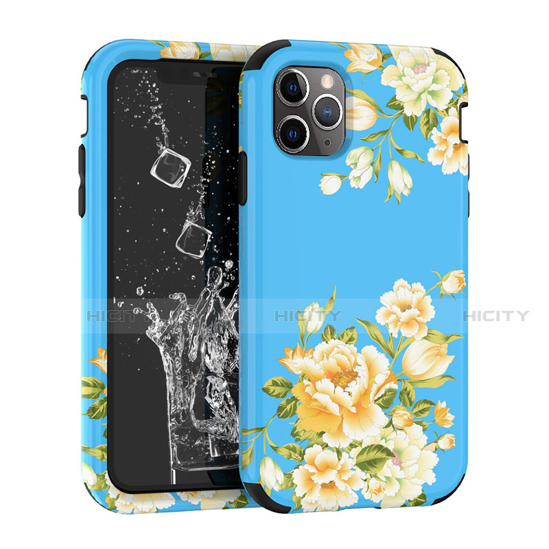 Funda Bumper Silicona y Plastico Carcasa Frontal y Trasera 360 Grados para Apple iPhone 11 Pro