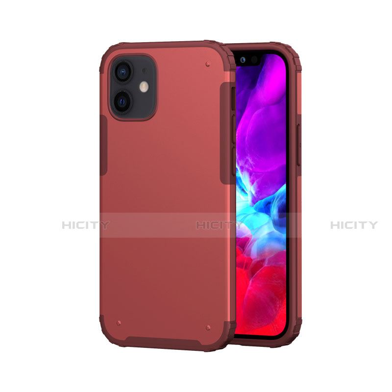 Funda Bumper Silicona y Plastico Carcasa Frontal y Trasera 360 Grados para Apple iPhone 12