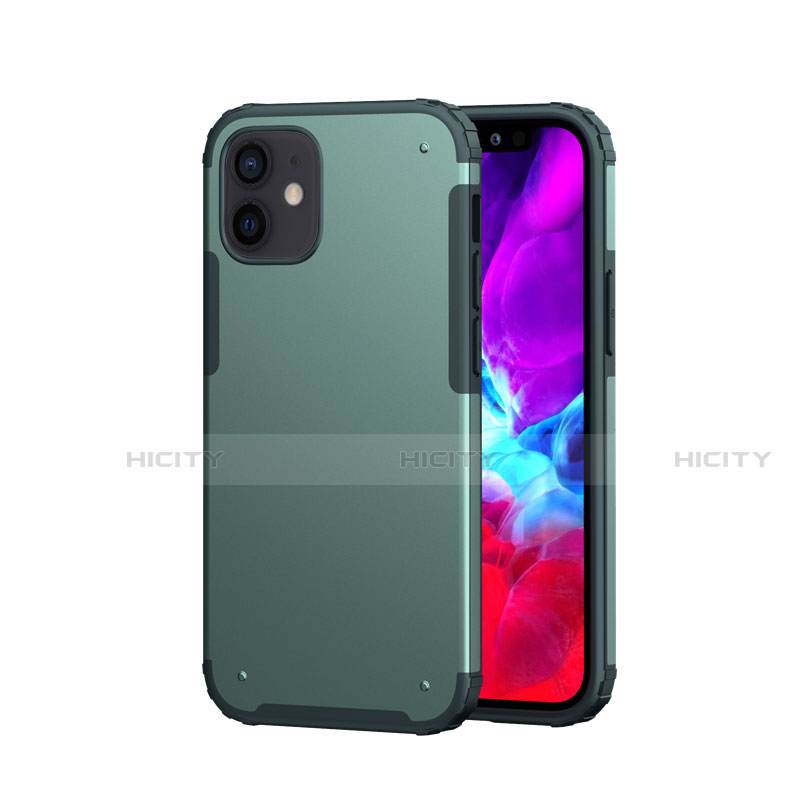 Funda Bumper Silicona y Plastico Carcasa Frontal y Trasera 360 Grados para Apple iPhone 12 Mini