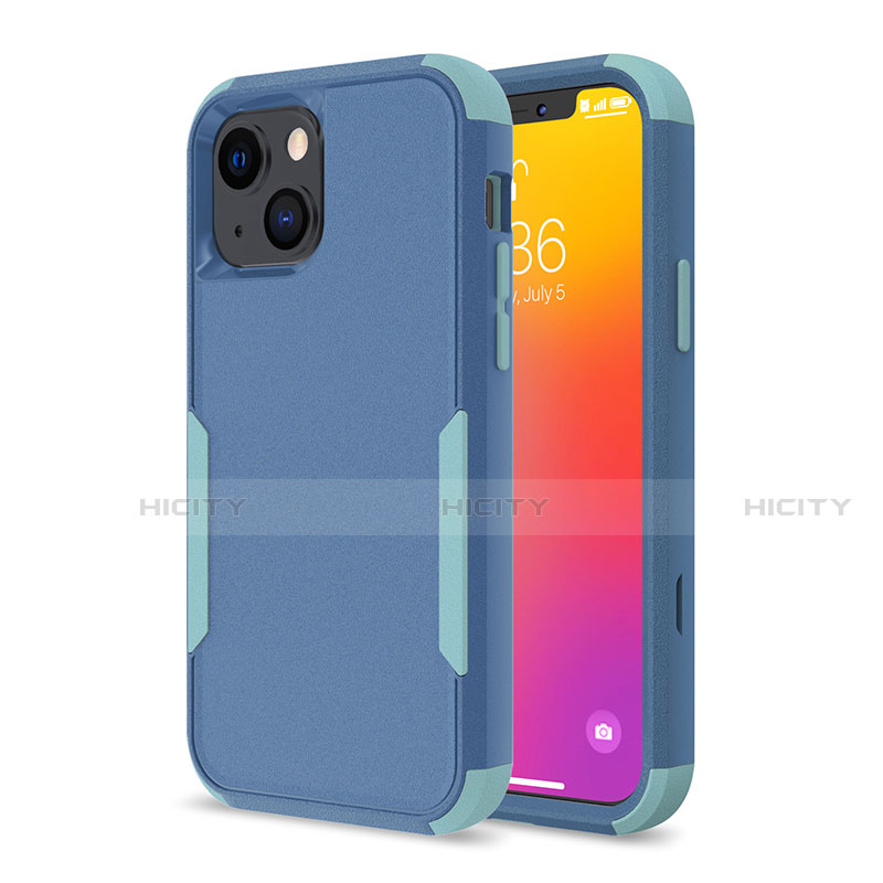 Funda Bumper Silicona y Plastico Carcasa Frontal y Trasera 360 Grados para Apple iPhone 13