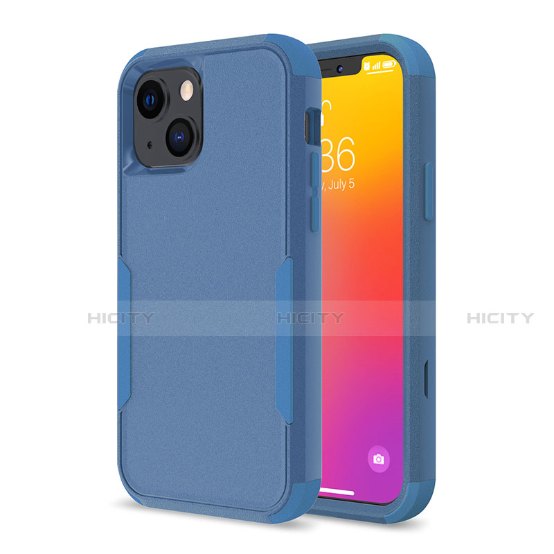 Funda Bumper Silicona y Plastico Carcasa Frontal y Trasera 360 Grados para Apple iPhone 13