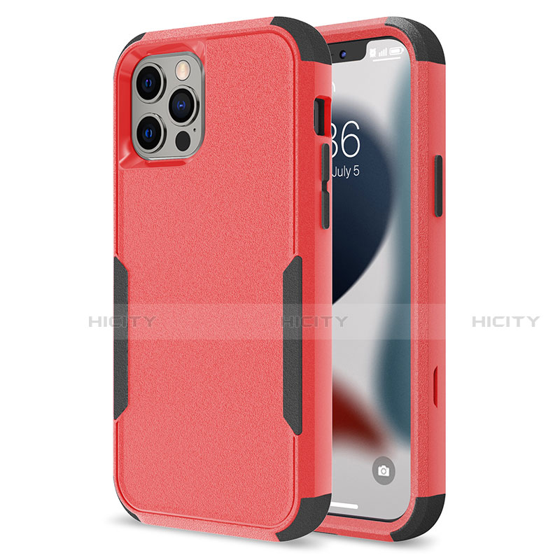 Funda Bumper Silicona y Plastico Carcasa Frontal y Trasera 360 Grados para Apple iPhone 13 Pro Max