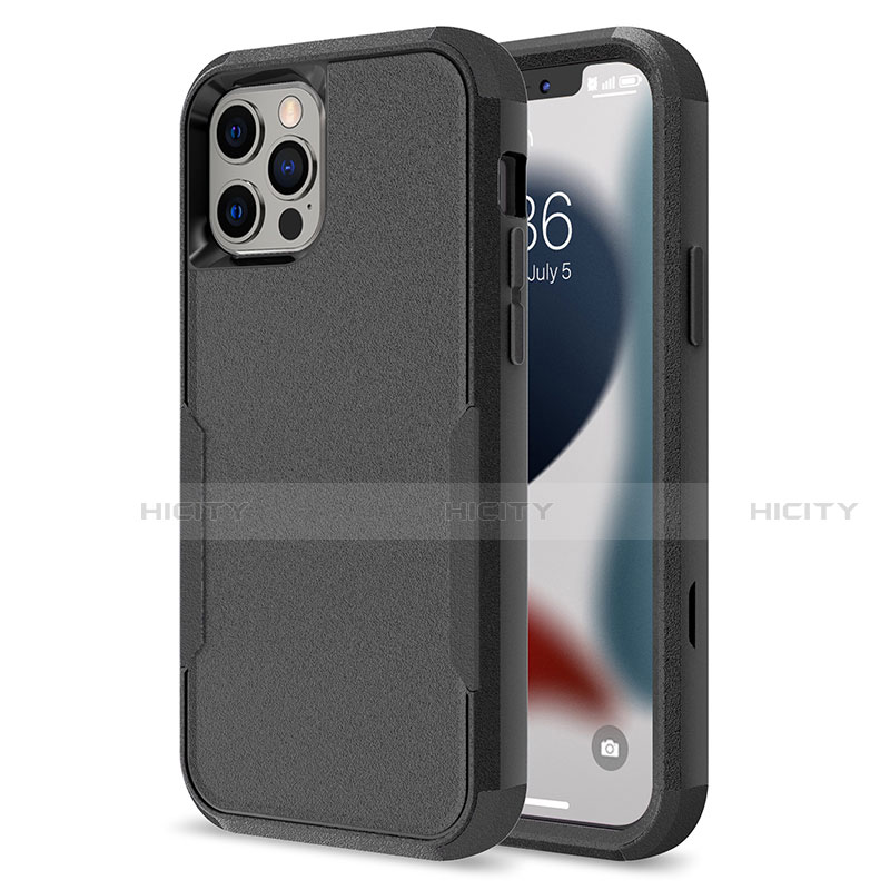 Funda Bumper Silicona y Plastico Carcasa Frontal y Trasera 360 Grados para Apple iPhone 13 Pro Max