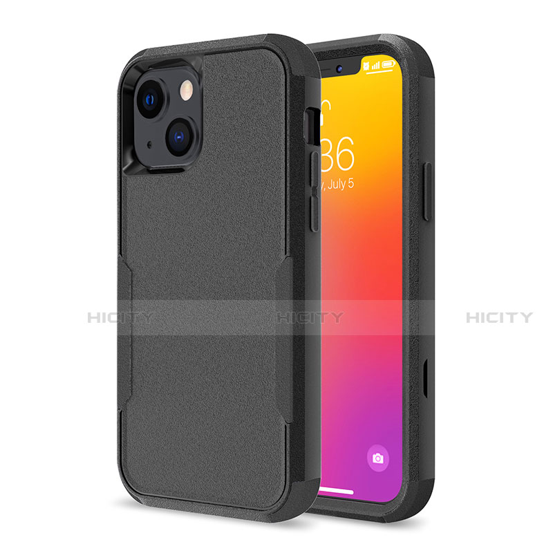 Funda Bumper Silicona y Plastico Carcasa Frontal y Trasera 360 Grados para Apple iPhone 14