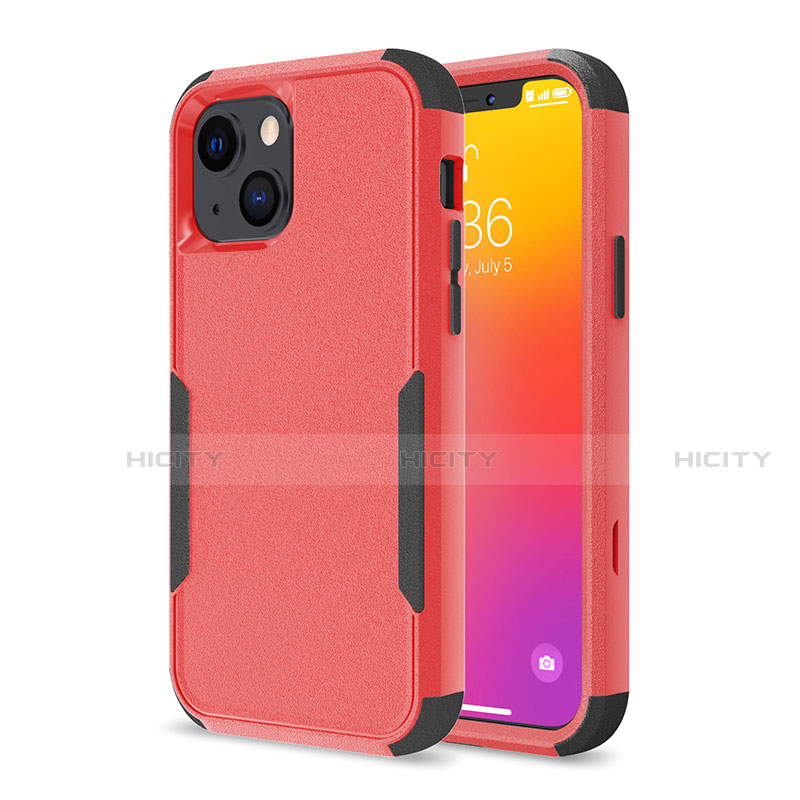 Funda Bumper Silicona y Plastico Carcasa Frontal y Trasera 360 Grados para Apple iPhone 14