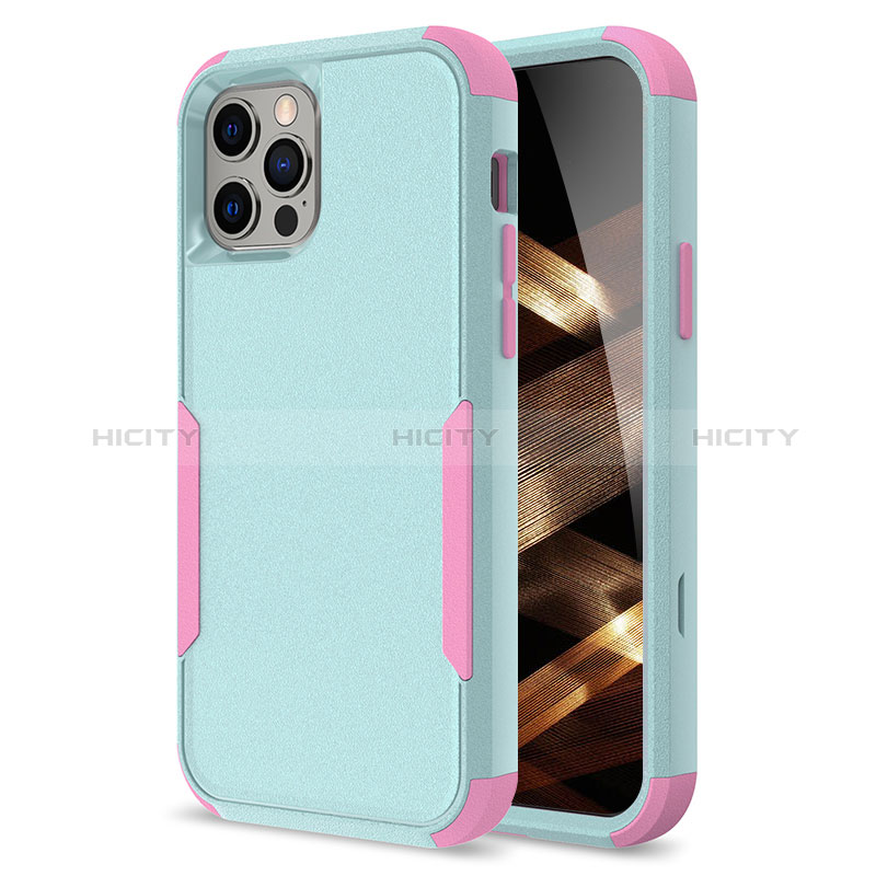 Funda Bumper Silicona y Plastico Carcasa Frontal y Trasera 360 Grados para Apple iPhone 14 Pro