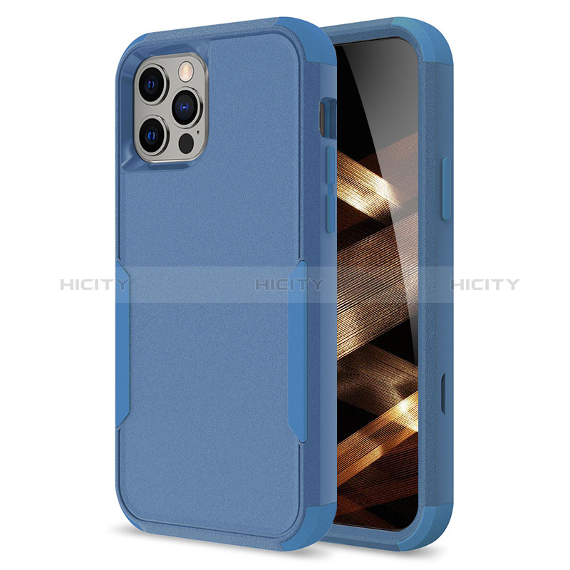 Funda Bumper Silicona y Plastico Carcasa Frontal y Trasera 360 Grados para Apple iPhone 14 Pro