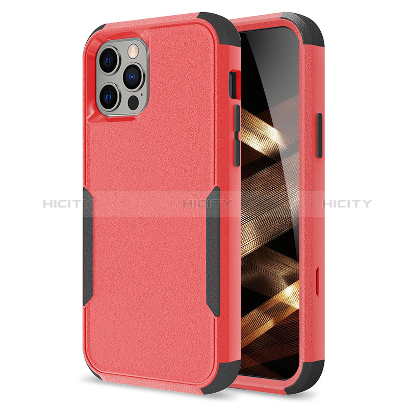 Funda Bumper Silicona y Plastico Carcasa Frontal y Trasera 360 Grados para Apple iPhone 14 Pro Max