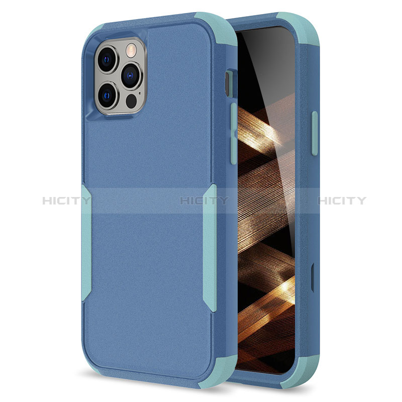 Funda Bumper Silicona y Plastico Carcasa Frontal y Trasera 360 Grados para Apple iPhone 14 Pro Max