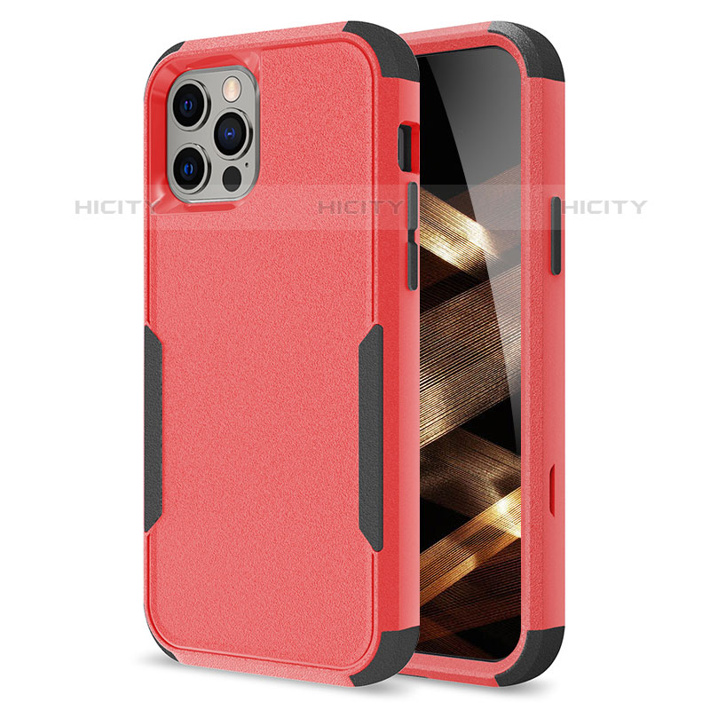 Funda Bumper Silicona y Plastico Carcasa Frontal y Trasera 360 Grados para Apple iPhone 15 Pro