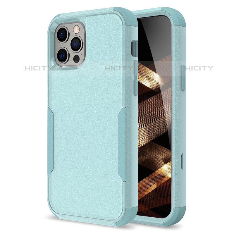 Funda Bumper Silicona y Plastico Carcasa Frontal y Trasera 360 Grados para Apple iPhone 15 Pro