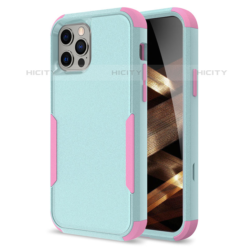 Funda Bumper Silicona y Plastico Carcasa Frontal y Trasera 360 Grados para Apple iPhone 15 Pro